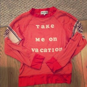 Wild fox vacation sweatshirt XS